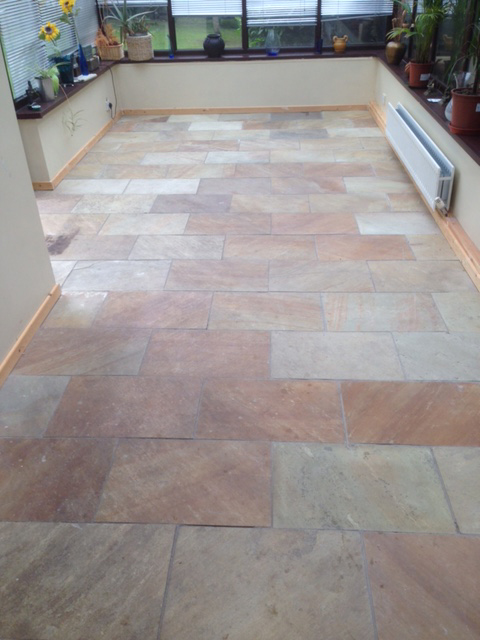 Quarry, Sandstone & Slate Tiles Commercial Floor Cleaning